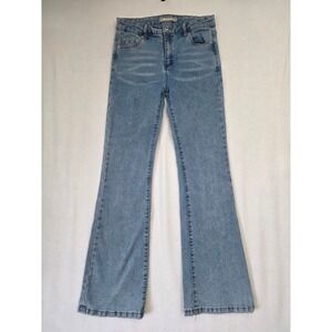 Tractr Girls Size 16 Flare Jeans Light Wash Stretch Bell Bottom Tween Kids